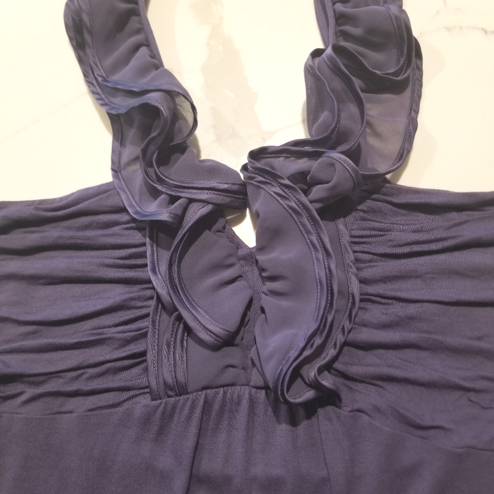Express Ruched Halter Top - Picture 2 of 3